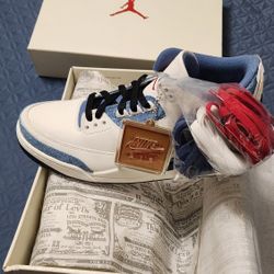 Levi's x Air Jordan 3 Size 12 Men 
