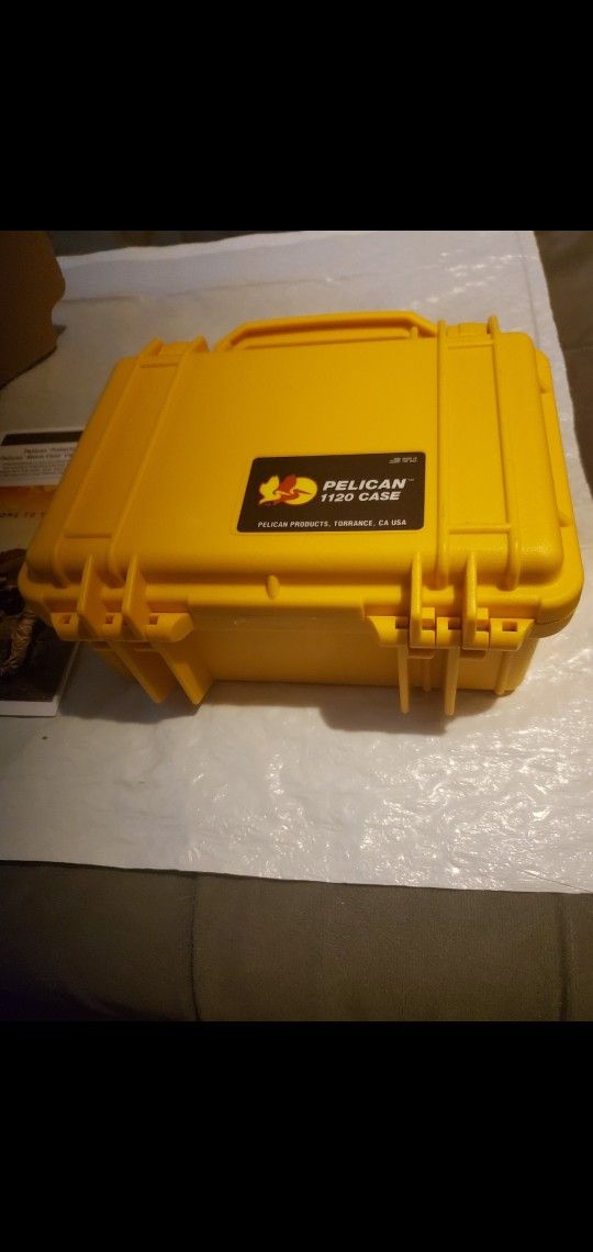 Yellow Pelican 1120 Hard Case with foam