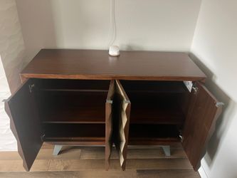 Midcentury Modern Geometric Console