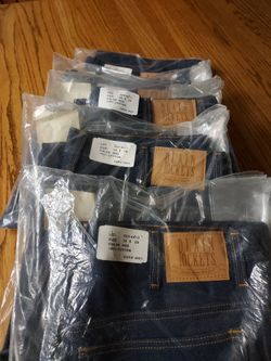 VINTAGE PLAIN POCKETS JEANS