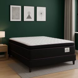 Brand New Queen Size Mattress Pillow Top 14” Thick – Factory Direct! Also available in Twin, Full & King. Ask about our Same-Day Delivery 🚚 