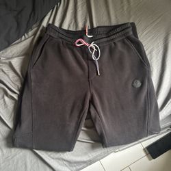 New Moncler Black Logo Sweatpants / Track Pants – Size M