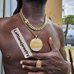 I Deliver I Ship 14k Gold Plated Chain Set