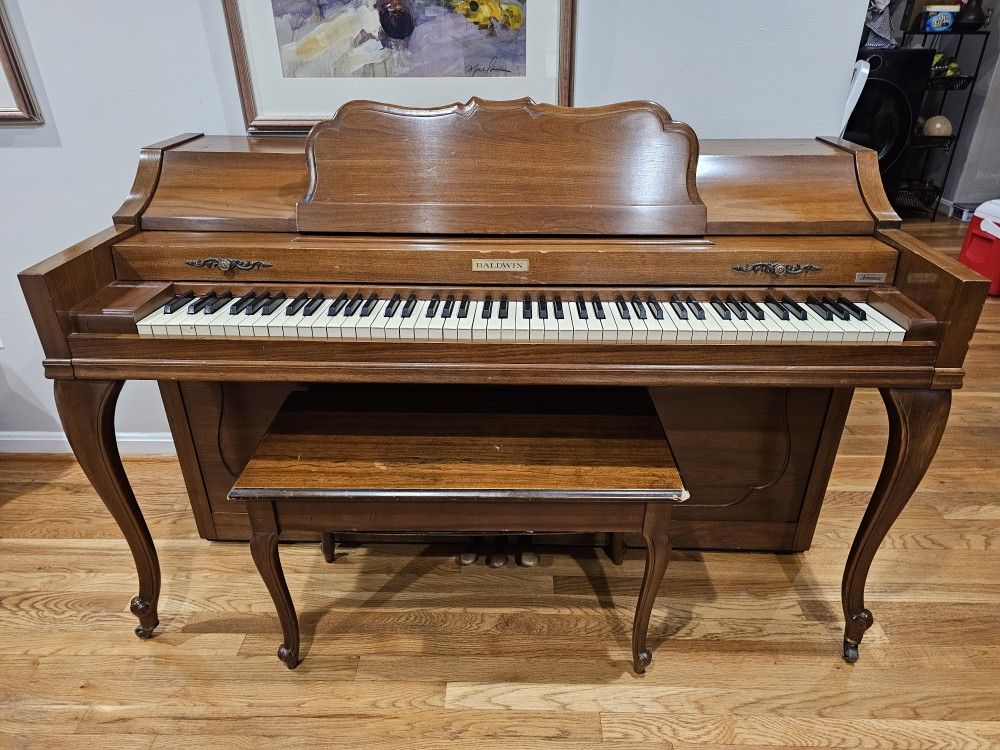 BALDWIN Acrosonic Console Piano with Stool
