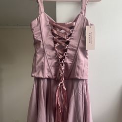 New Pink Corset Dress