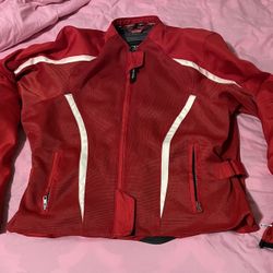 Teknic Women’s size 14 armored padded motorcycle jacket like new