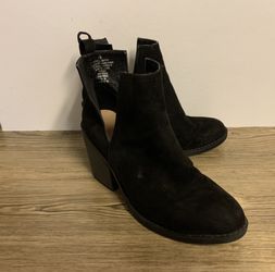 Black Suede Ankle boots/Women’s shoes/women’s boots