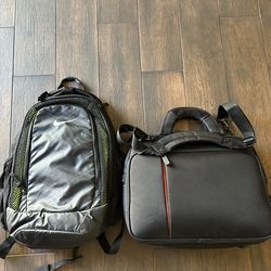 Nike backpack/Eco style laptop bag