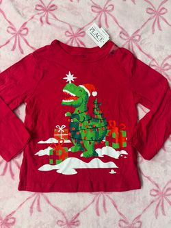 dino christmas longsleeve