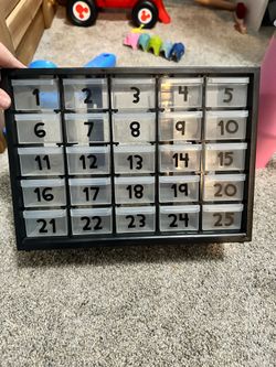 Classroom Numbered Organizer Draws