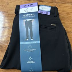 NWT Greg Norman men’s textured stretch pants size 30x30