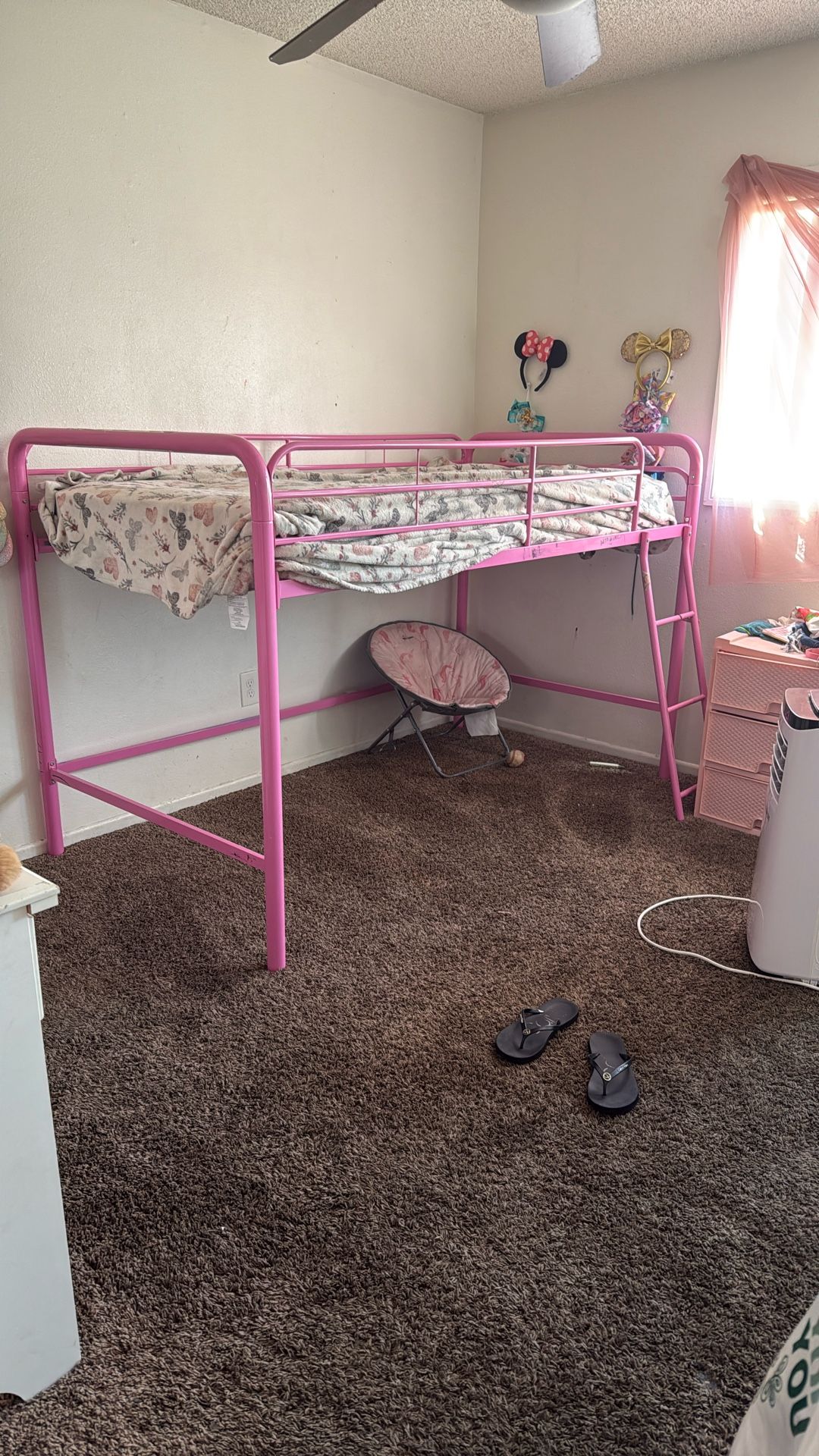 Twin Pink Bed