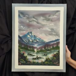 Art #871 Rainier Lavender Sky 16x20