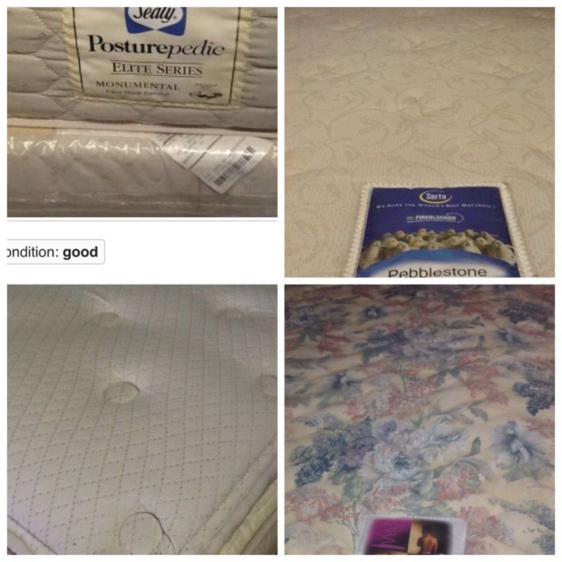 Gently Used King Size Mattress Starting @ $100