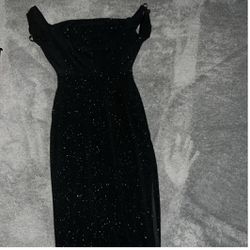 Windsor black sparkly prom dress