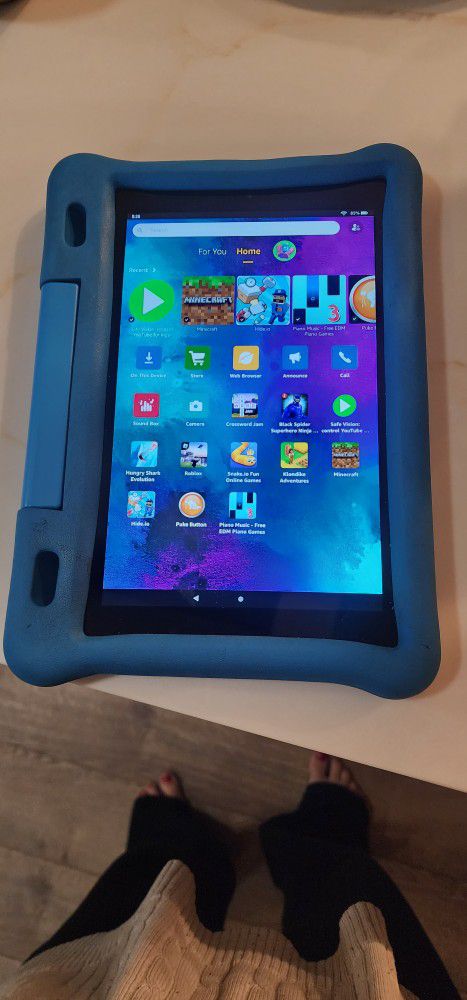 Amazon Fire Hd Tablet+Protective Cover