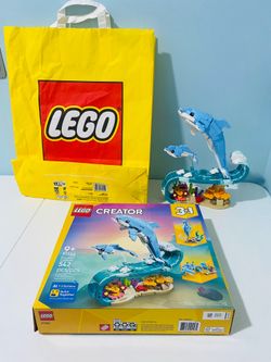 LEGO Creator 3in1 Beautiful Dolphins Set with Lego Gift Bag!
