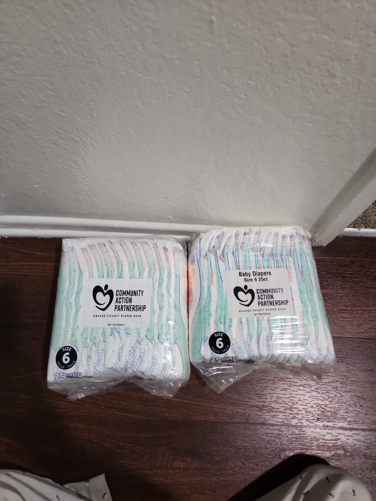 size 6 baby diapers
