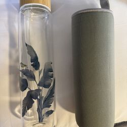 Glass Water Bottle