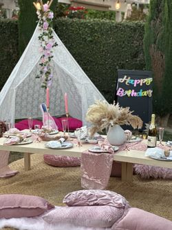 Valentines picnic decor