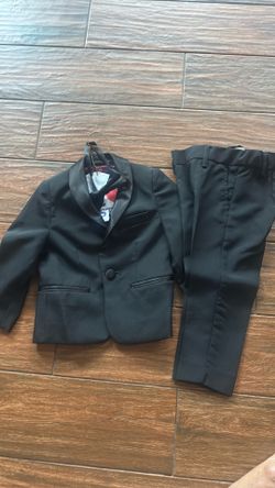 Toddler boy Opposuits black tuxedo size 2T