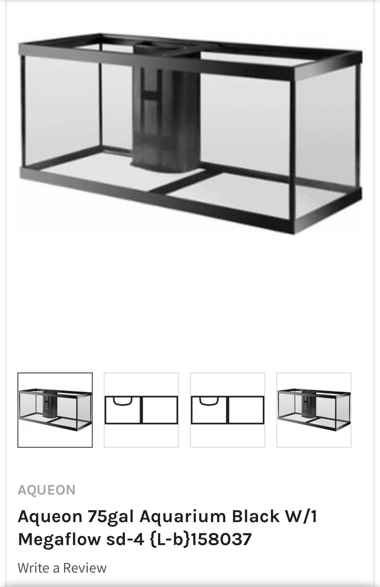 75 gallon saltwater fish tank for Sale in Melrose Park, IL OfferUp