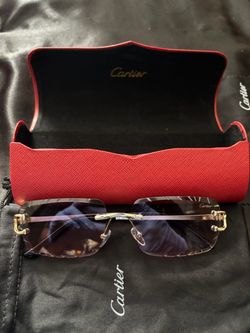 Cartier Purple Glasses