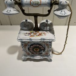 Vintage Ronzan Antica Bassano Telephone Decoration