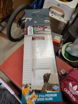Blinds, White 36x64 New In Box