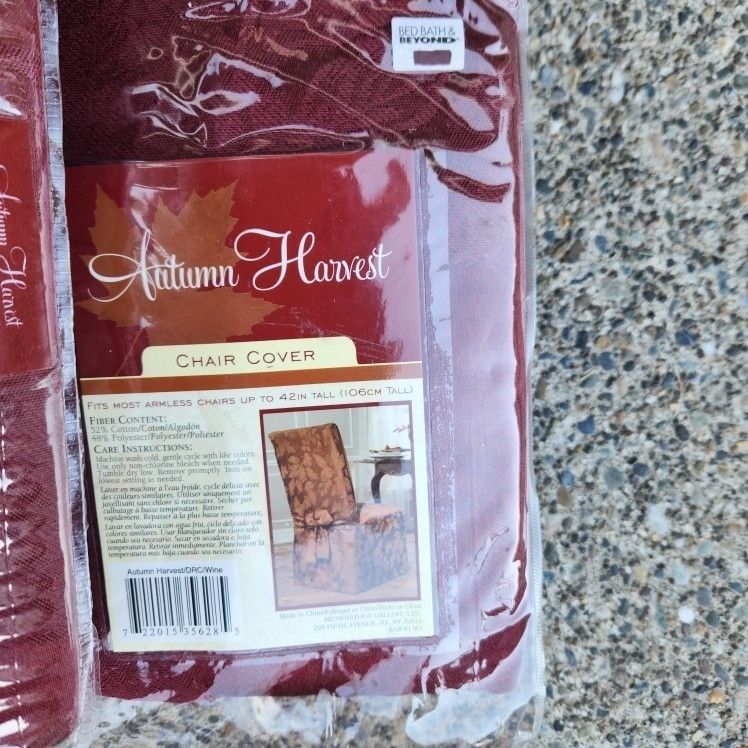 Table And Chairs Covers Plus Napkins