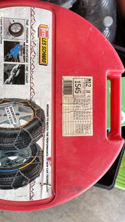 New Les Schwab Premium European Tire Chains – M12 (Stock #1545)