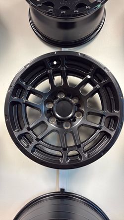 TRD style TR1 17x8 satin black 6x5.5 +5 offset $699