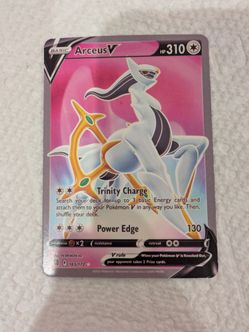 Arceus V Pokemon Card 165/172 Full Art Trading Card