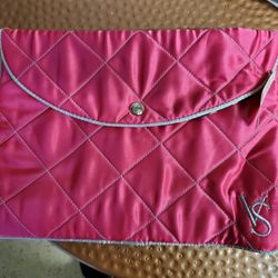 New VS Satin Quilted Pouch. New