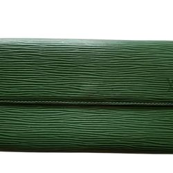 Louis Vuitton wallet  Small Leather Goods green epi leather long CA1909 Authentic with COA 74x42
