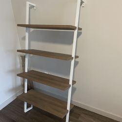 4 Shelf Floating Wall Mount Bookcase