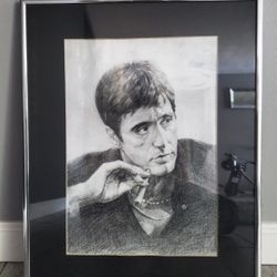 Scarface Pencil Sketch Portrait