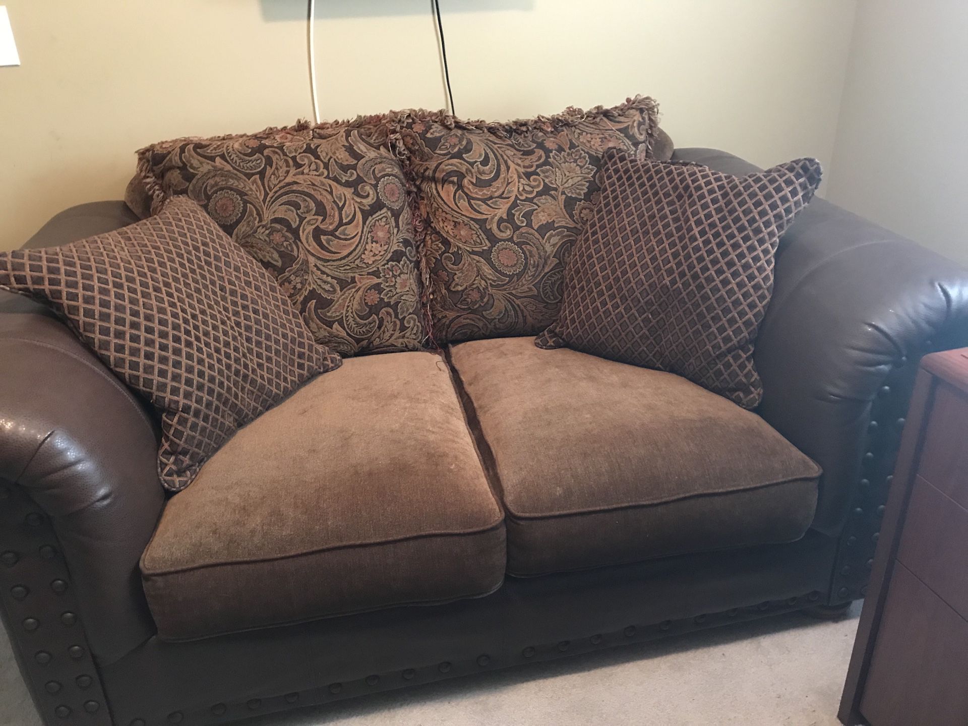 Couch and love seat