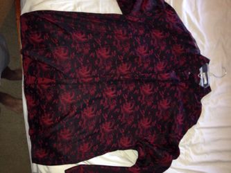 Dragonprint long sleeve shirt. Large