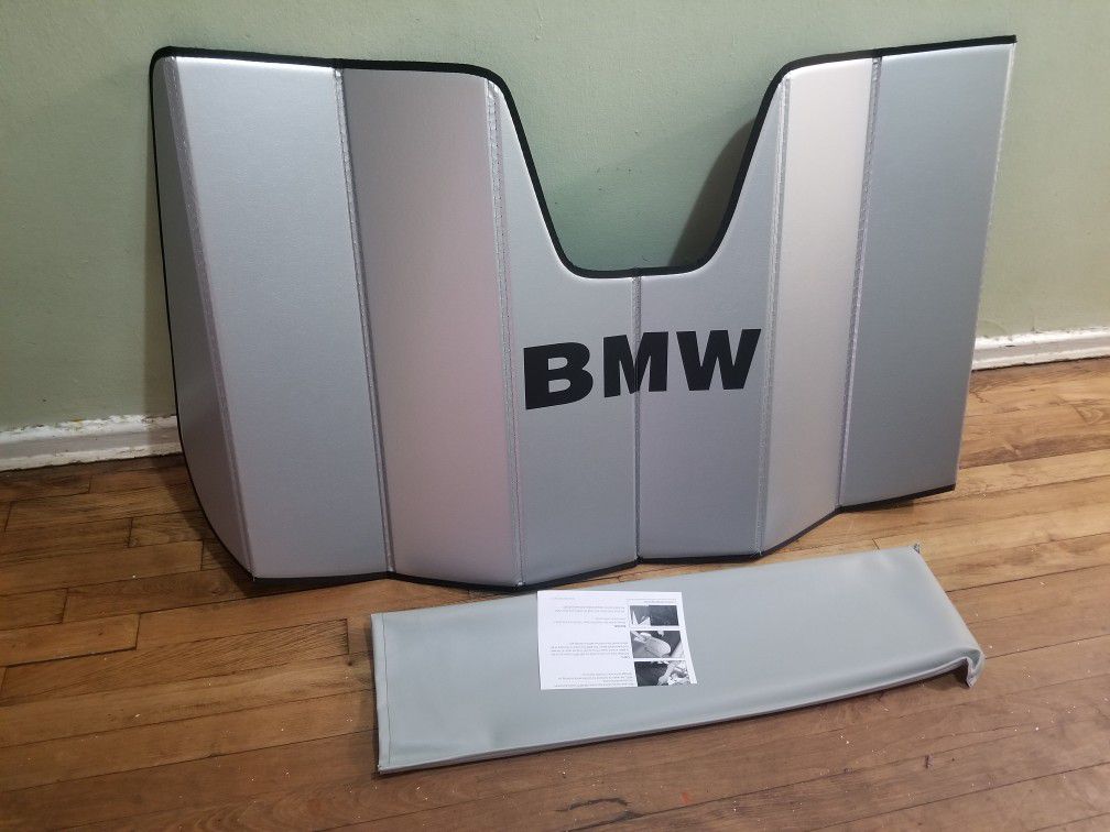 Bmw windshield sun protector and privacy in style