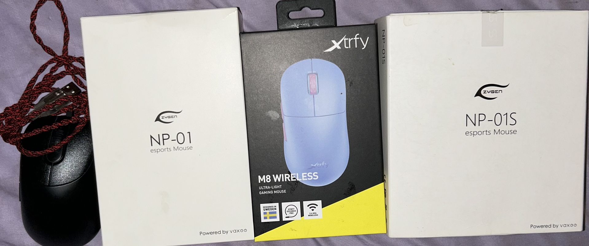 PC GAMING MOUSE COLLECTION FOR SALE (Logitech, Pulsar, Xtrfy, Endgame Gear, Vaxee)