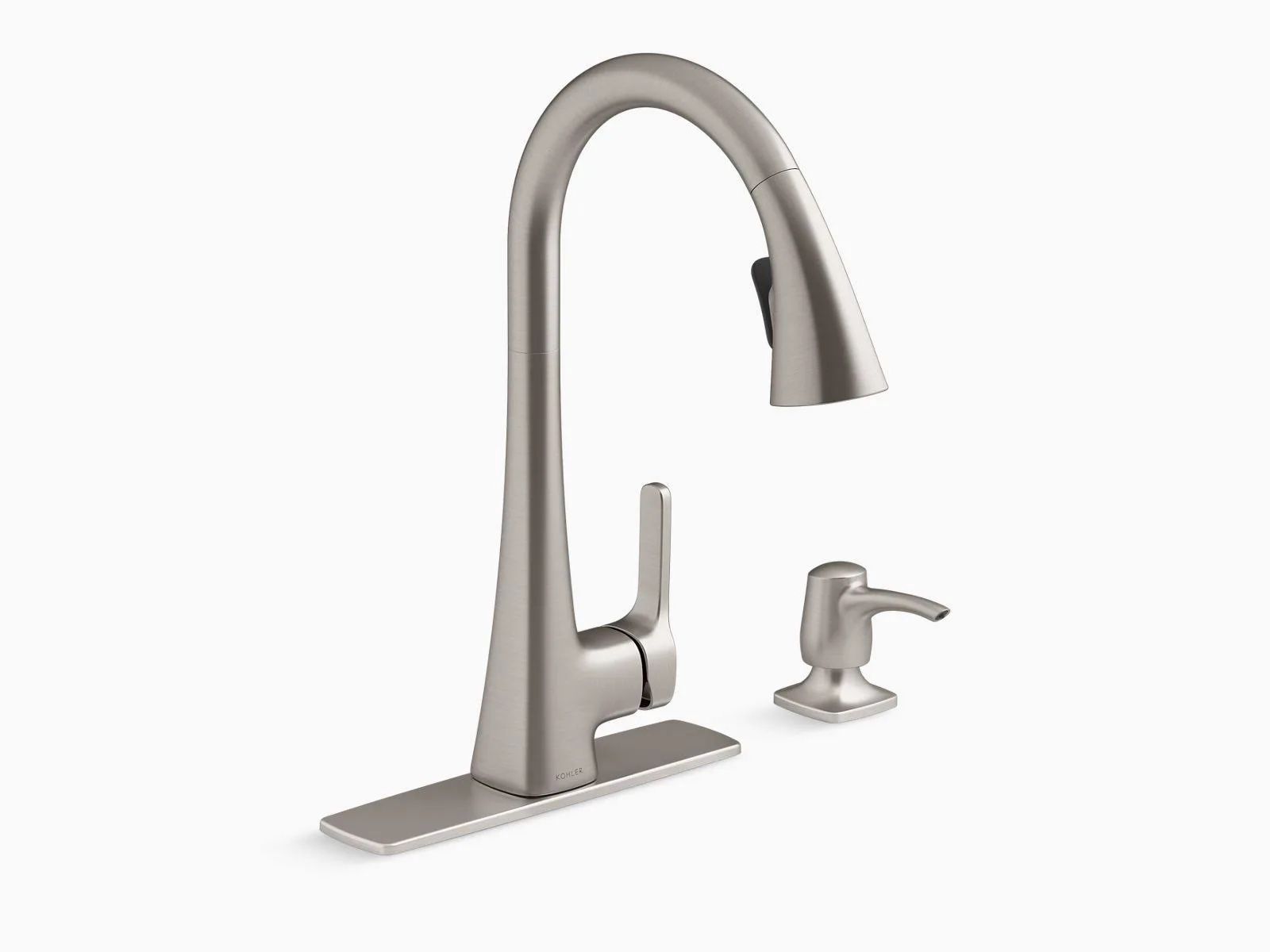 Kohler Maxton  Stainless Pull Down Kitchen Faucet Sink