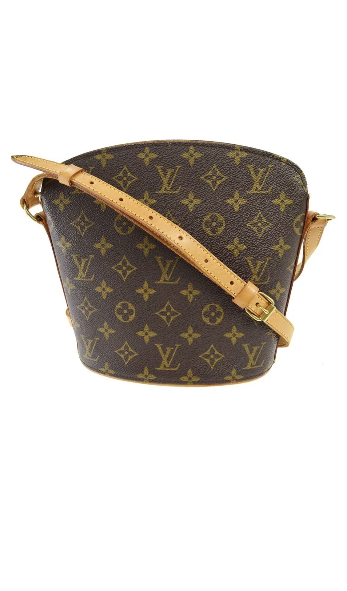 Louis Vuitton Drouot Crossbody Shoulder Bag Monogram VI0989