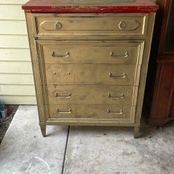 Mid Century Dresser 5 Drawer