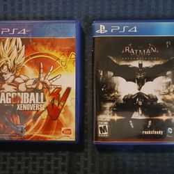 PS4 Games  Both For $15.00