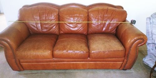 Leather couch