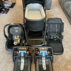 UppaBaby Messa Car Seat & 3 in1 Stroller 