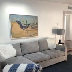 Crate & Barrel Couch For Sale - Axis II  2 Piece Sectional 
