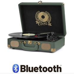🎶 Retro Bluetooth Record Player –