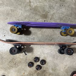 Two Skateboards
